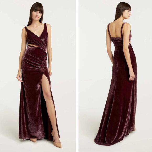 Cinq a Sept Genevive Maxi Dress 10 Purple NWT - Picture 1 of 12